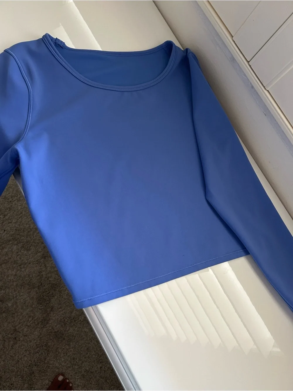 lululemon athletica Royal Blue Long-Sleeve Crew Top